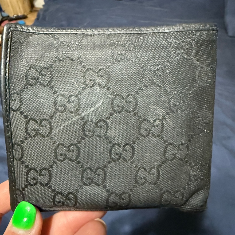Gucci Black Leather Card Holder